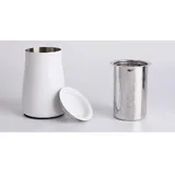 Easycomf Kaffeesieb Kaffeepulverfilter Rostfreier Stahl Zinn für eine Tasse Kaffee (Weiße Farbe)