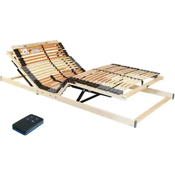 Comfort Lux, elektrisch, 42 Leisten, mit Lesestütze, Funk- Fernbedienung 90 cm x 200 cm