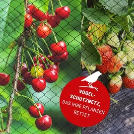 KLASEBO® Vogelschutznetz 8 m x 25 m
