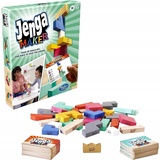 Jenga Monopoly Jenga Maker, Wooden Blocks, Stacking Tower Game, Game for Kids Ages 8 and Up, Game for 2-6 Players, Multicolor