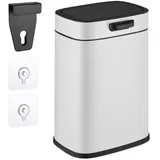 Relaxdays Hängender Küchenmülleimer 5 l Weiß
