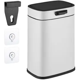 Relaxdays Hängender Küchenmülleimer 5 l Weiß