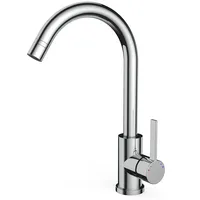 Niederdruck Armatur Küche mit 2 Strahlarten, 360 ° Drehbare Wasserhahn Küche, Leicht zu zerlegen und zu waschen, Spültischarmatur für Boiler, Untertischgeräte (Chrom, Niederdruck/l-shape)