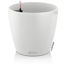 LECHUZA Classico Color 28 Komplettset Ø 28 x 26 cm weiß