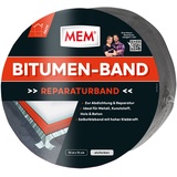 MEM Bitumen-Band, Selbstklebendes Dichtungsband, UV-beständige Schutzfolie, Stärke: 1,5 cm x 10 m, Farbe: Aluminium