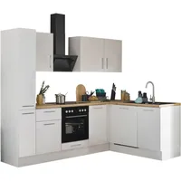 BASIC by Balculina Winkelküche L-Form 250 x 175 cm weiß