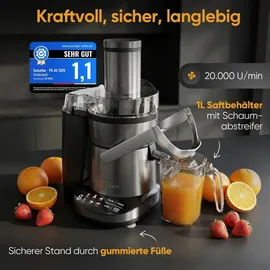 Proficook PC AE 1326 Slow Juicer schwarz