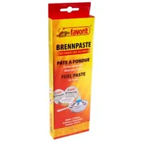 Favorit Brennpaste; geeignet für Sicherheitsbrenner; reiner Bio-Alkohol; verbrennt rußfrei; 3 x 80 g Schalen - 1811