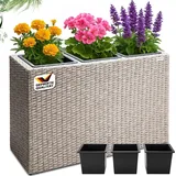 DEUBA Blumenkasten 83 x 30,5 x 60 cm Creme