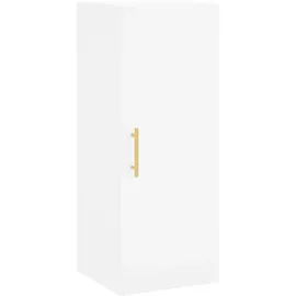 vidaXL Wandschrank 34,5 x 34 x 90 cm Weiß