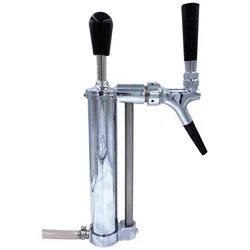 Bierpumpe, Picknickpumpe mit Zapfhahn, mit Kolbenschankhahn, 3/4" Co2-Abgang