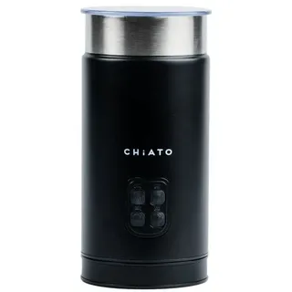 chiato milkPLAY Elektrischer Milchaufschäumer – Schwarz