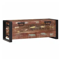 VidaXL Truhen 80x30x30cm Massives Altholz und Metall
