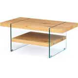 Interlink Couchtisch Benina - Wildeiche - Sicherheitsglas