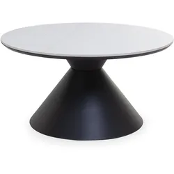 Couchtisch HARPER CONAKRY - weiß - DH 80x42 cm