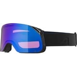 Alpina Blackcomb Q Skibrille (Größe One Size, schwarz)