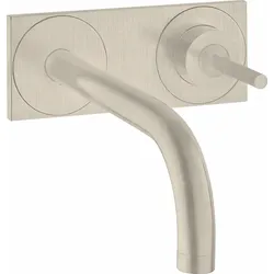 Waschtischmischer UP Axor Uno chrom mit Auslauf 220mm und Platte