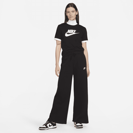 Nike Damen Sw Essntl Wander-Shirt, Black/White, XL