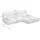 KAWOLA Ecksofa VIVIEN silber Cord