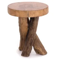 DESIGN DELIGHTS Beistelltisch, Natur, Holz, 34x41x34 cm, Wohnzimmer, Wohnzimmertische,