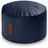 Green Bean Sitzhocker aus Kunstleder - Pouf mit EPS Perlen Füllung - 43x30 cm - perfekte Ergänzung zum Sitzsack - Sitzwürfel Hocker Dunkelblau