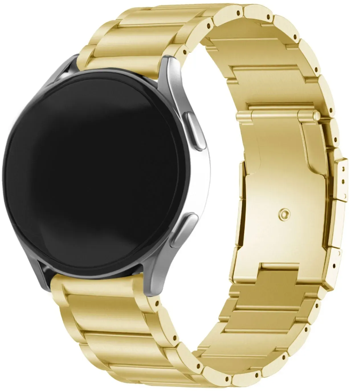 Strap-it Gard Pro Health 4 smartwatch Armband Titan für Gard Pro Health 4 Smartwatch - Gold - Butterfly-Verschluss