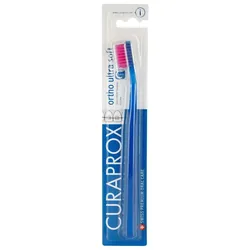 Curaprox Ortho Ultra Soft 5460 kieferorthopädische Zahnbürste für Träger von festen Zahnspangen 1 St.