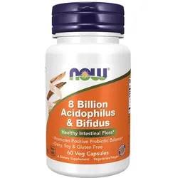 Now Foods 8 Billion Acidophilus & Bifidus (60 veg.Kapseln)