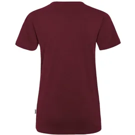Hakro Damen V-Shirt Mikralinar® weinrot