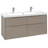 Villeroy & Boch Villeroy und Boch Subway 3.0 Waschtisch-Unterschrank C60202VM 127,2x57,6x47,8cm, ohne LED/Griff monochrom, taupe