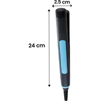 Avizar 2-in-1 Glätteisen & Lockenstab blau/schwarz