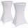 Baumarktplus 2er Set Stehtischhusse Tischdecke Husse Partytisch Bistrotisch Decke 60cm Weiß