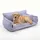 noviclass-shop Hundesofa | Katzensofa 'Chaffar' | Flieder XXL (140cm))