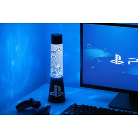 Paladone Playstation Lavalampe Blau/Schwarz