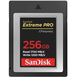 Sandisk CF Express Extreme Pro 256 GB 1700/1200 MB/s Typ B | ✔️ Temporär mit 100 € gratis geschenkbox