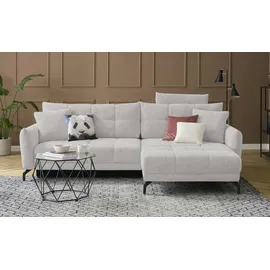 bobb Eckcouch Webstoff 2-Sitzer Grau