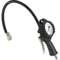 Aerotec Reifenfüller Druckluft 12bar/80mm Anzeige/geeicht/Schlauch 750mm