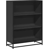 vidaXL Bücherregal 80,5 x 35 x 107,5 cm Schwarz