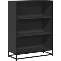vidaXL Bücherregal 80,5 x 35 x 107,5 cm Schwarz