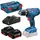 Bosch GSR 18V-21 inkl. 2 x 4,0 Ah + L-Boxx