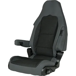 Sportscraft Sitz S10.1 Tavoc 2 grau/schwarz Fahrerseite