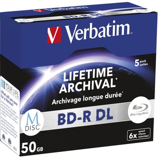 Verbatim M-Disc BD-R DL 50GB 6x 5er Jewelcase (43846)