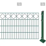 Arvotec Zaunelemente Karo 0,8 x 2 m grün 9196024190