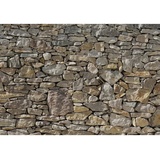 KOMAR Fototapete Stone Wall 368 x 254 cm