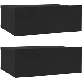 vidaXL Hängenachtschrank 40 x 30 x 15 cm Schwarz