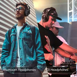 OneOdio A70 Bluetooth Kopfhörer Schwarz-Rot