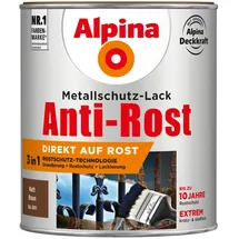 Alpina Anti-Rost Metallschutz-Lack 750 ml matt braun