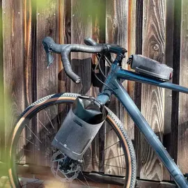 KLICKfix Bikepack Fork wasserdicht grau