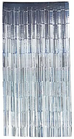 Party-Vorhang, silber