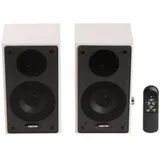 Fonestar CLASS-220B, PC Lautsprecher, Schwarz, Weiss